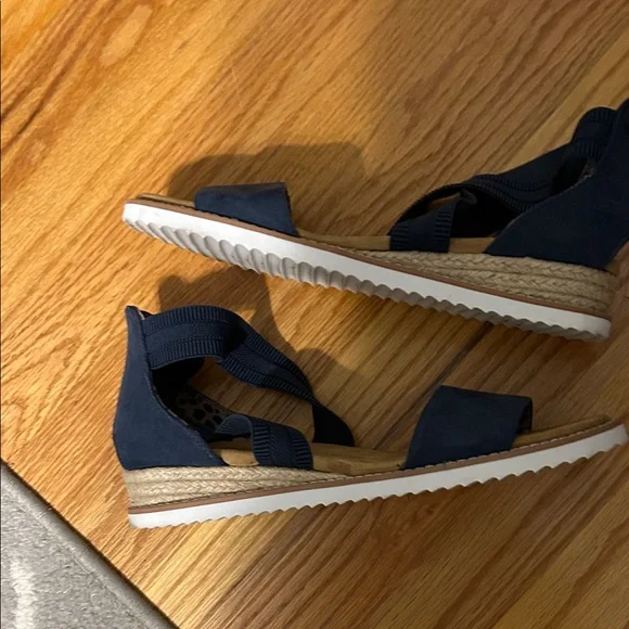 BOBS from Skechers Navy Sandals - Picture 2 of 3